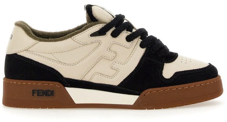 Fendi LOW TOP SNEAKER "MATCH" Zwart