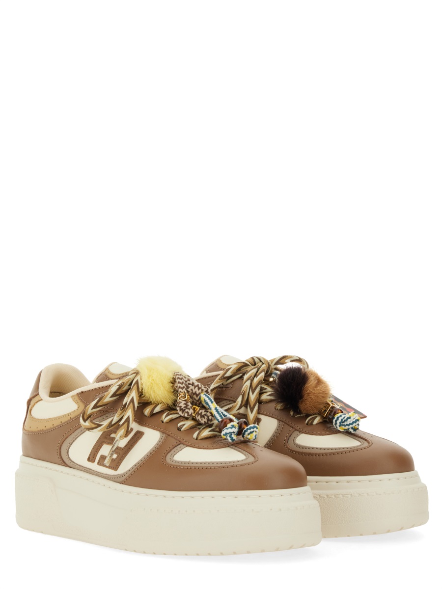 Fendi "FENDI MATCH" SNEAKER Beige