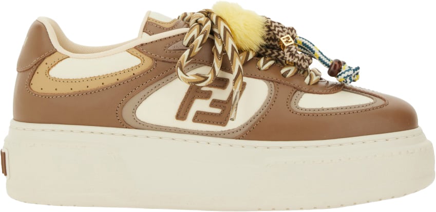 Fendi "FENDI MATCH" SNEAKER Beige