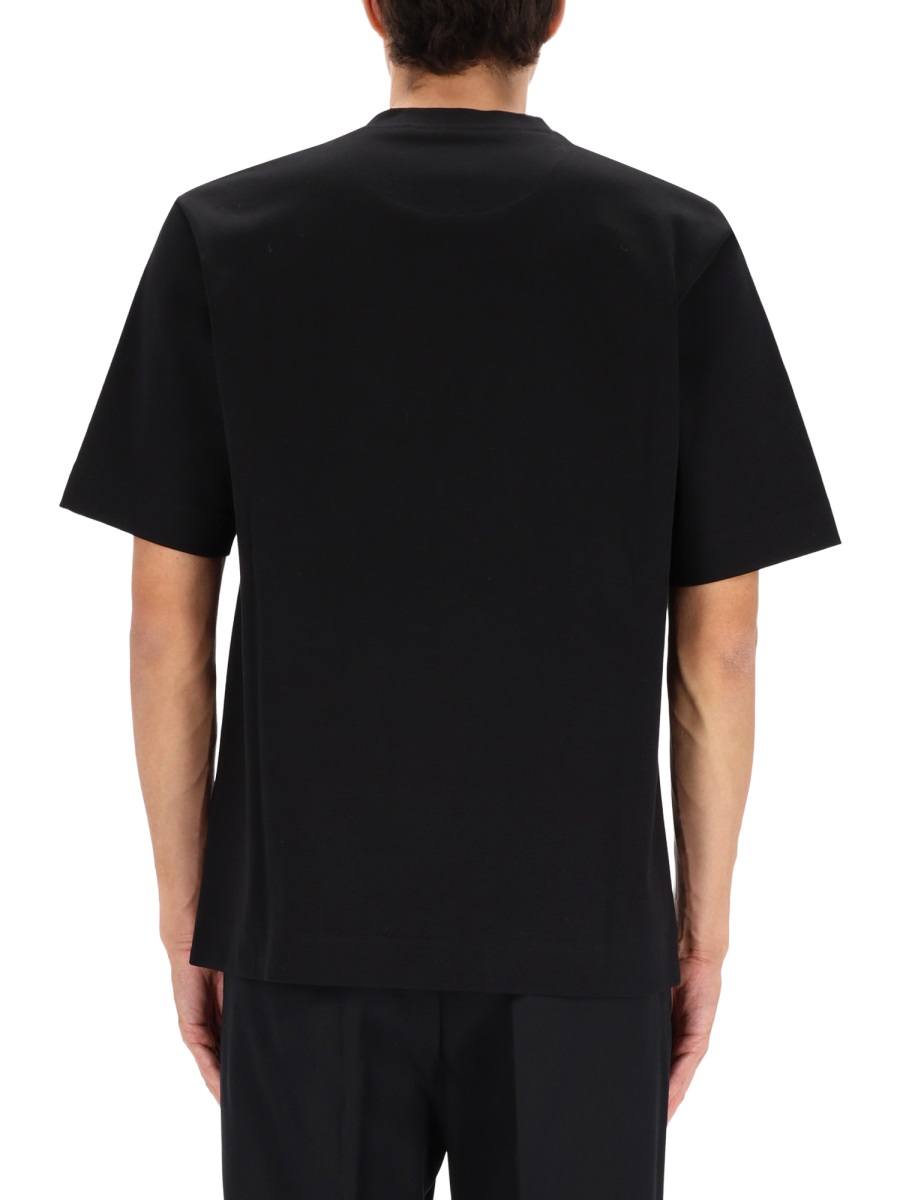 Fendi T-SHIRT WITH POCKET Zwart