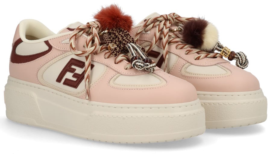 Fendi "FENDI MATCH" SNEAKER Beige