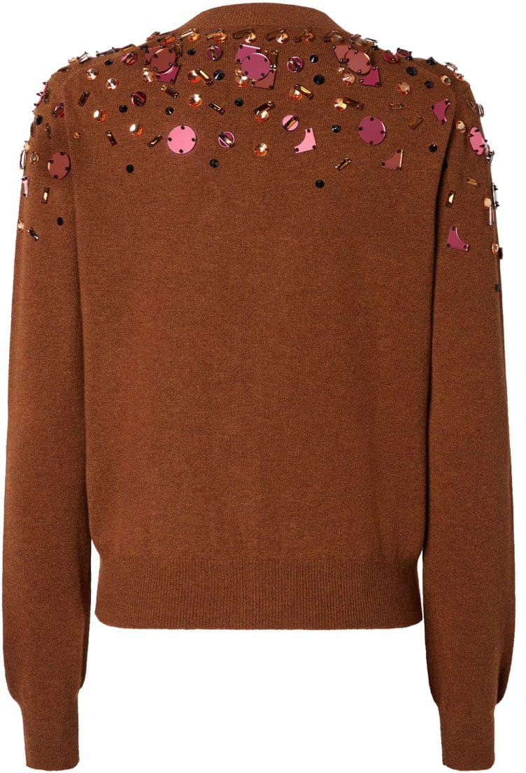 Fendi SEQUINED CARDIGAN Bruin