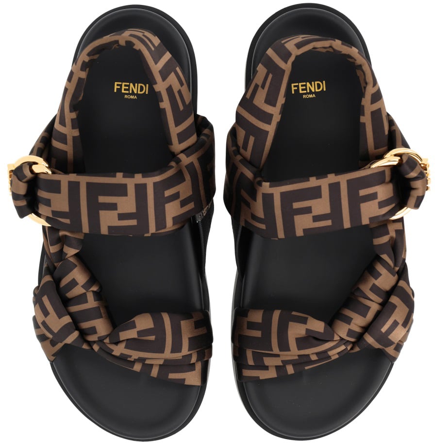 Fendi "FENDI FEEL" SANDAL Bruin