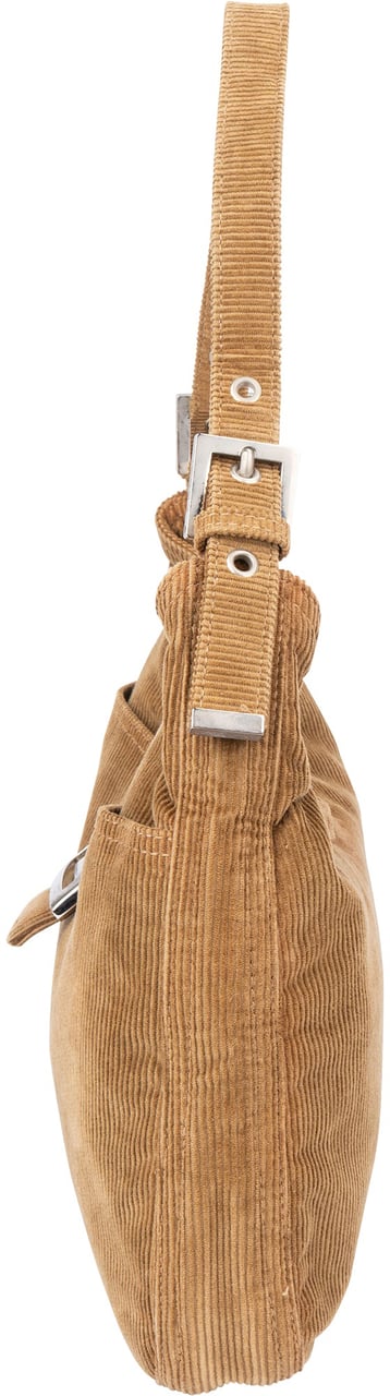 Fendi Fendi Cord Baguette Buckle Shoulder Bag Bruin