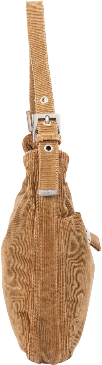 Fendi Fendi Cord Baguette Buckle Shoulder Bag Bruin