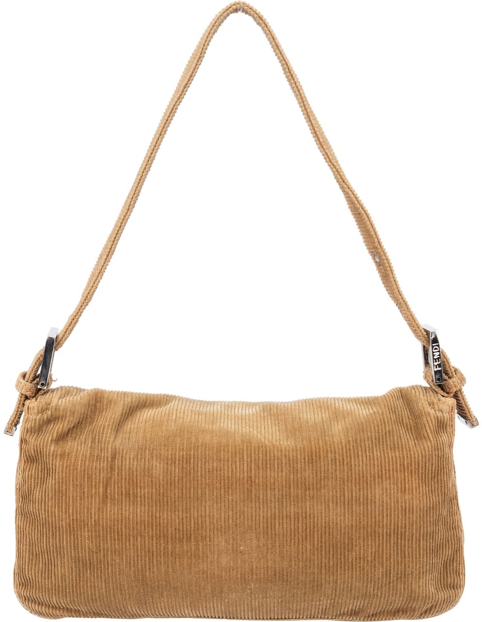Fendi Fendi Cord Baguette Handbag Bruin