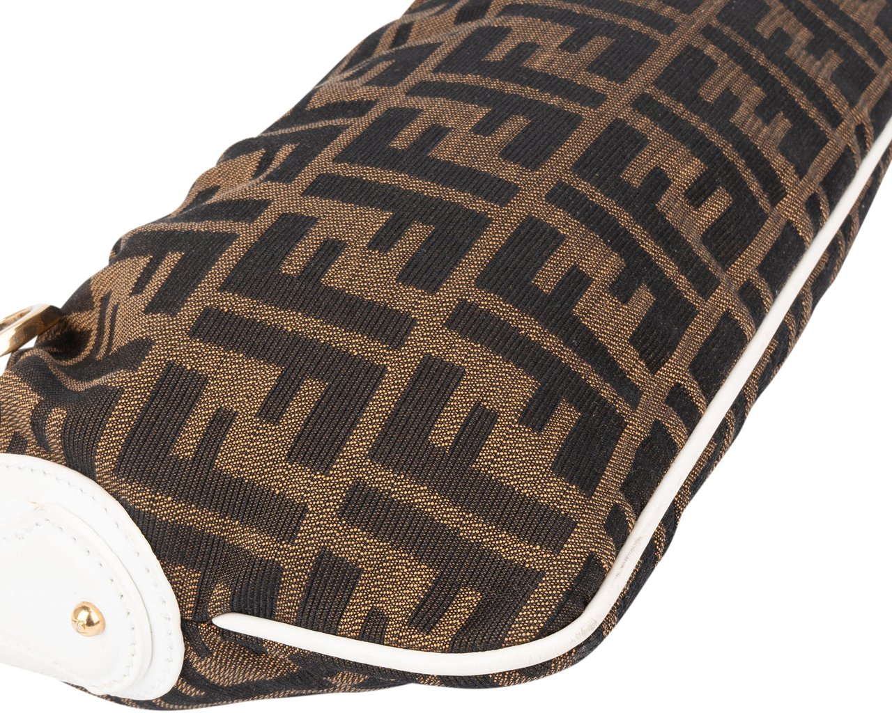 Fendi Fendi FF Monogram Zucca Shoulder Bag Bruin