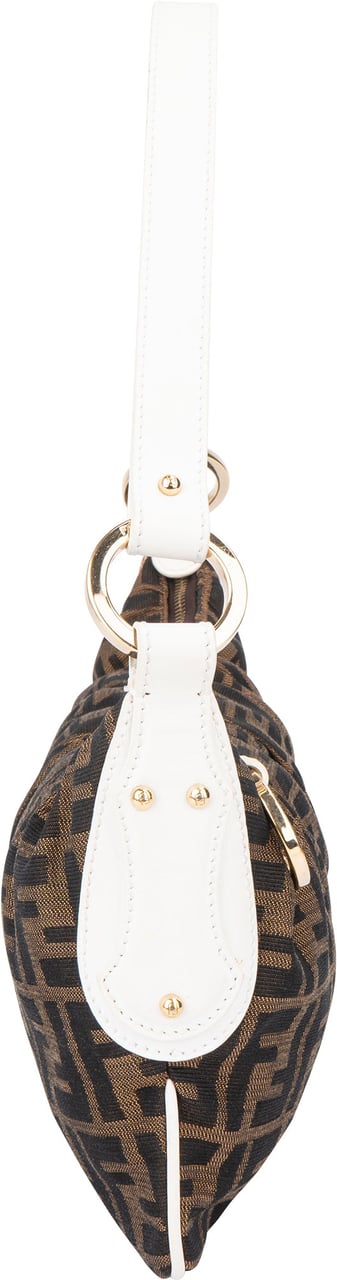 Fendi Fendi FF Monogram Zucca Shoulder Bag Bruin