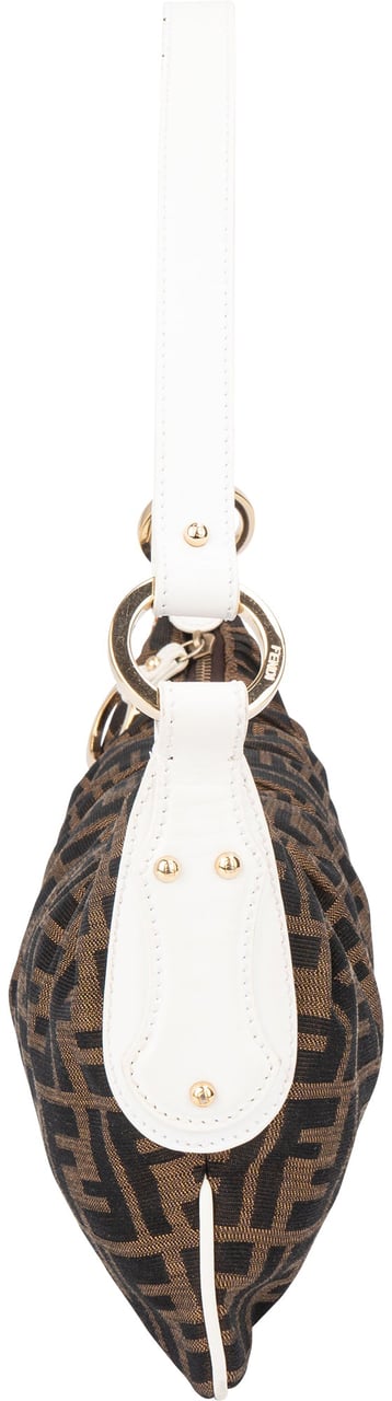 Fendi Fendi FF Monogram Zucca Shoulder Bag Bruin