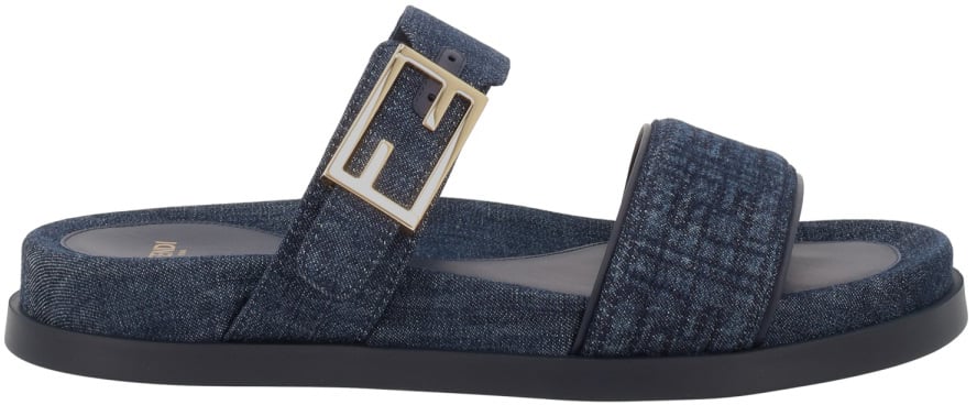Fendi "FENDI FEEL" SANDAL Blauw