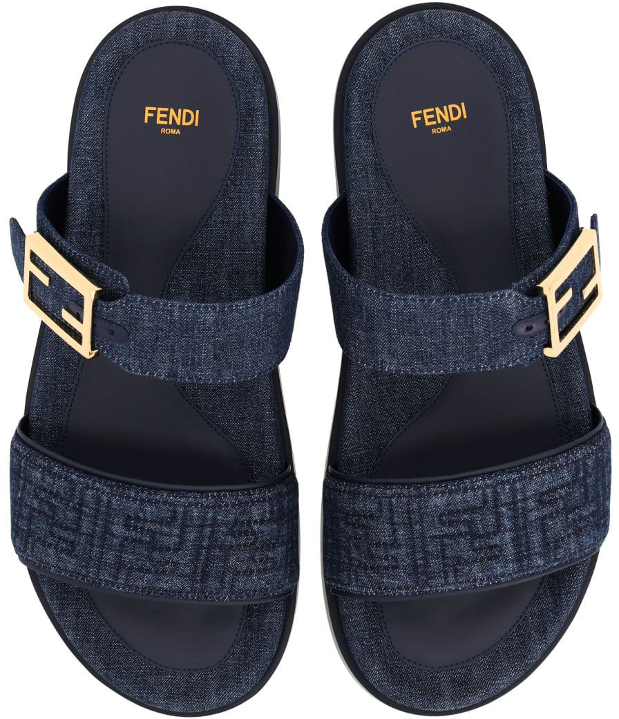 Fendi "FENDI FEEL" SANDAL Blauw