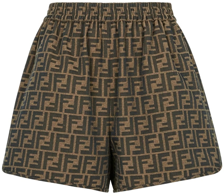 Fendi CANVAS SHORTS Bruin