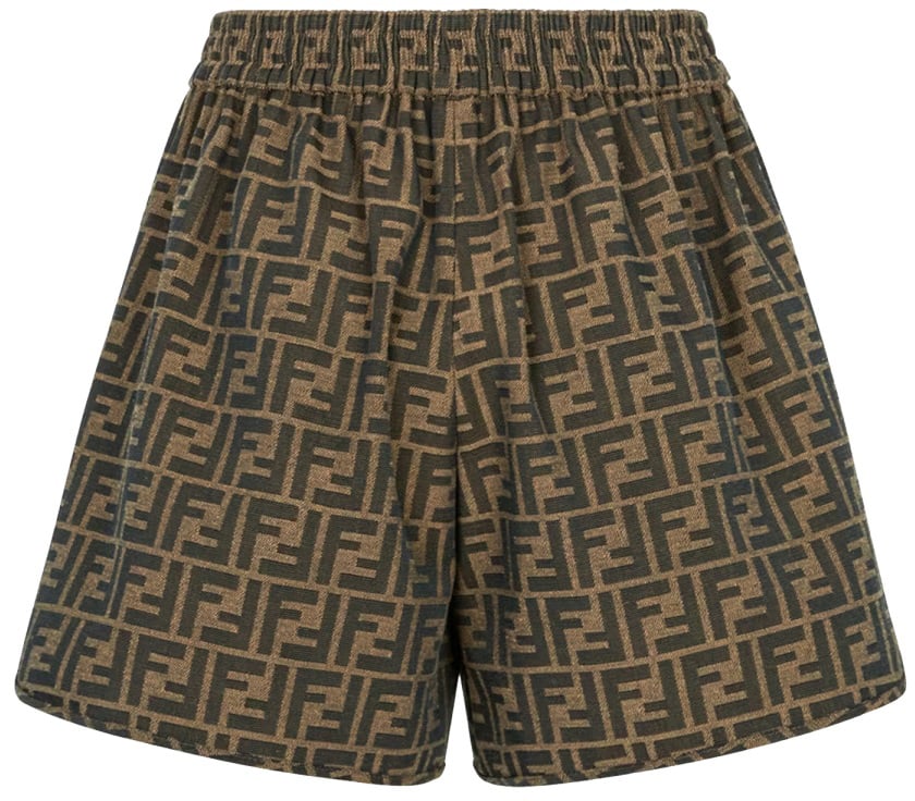 Fendi CANVAS SHORTS Bruin