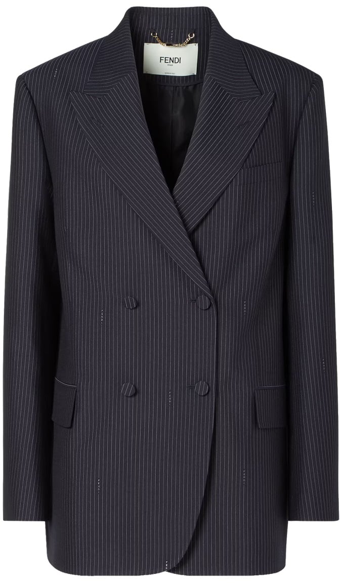 Fendi WOOL BLAZER Blauw