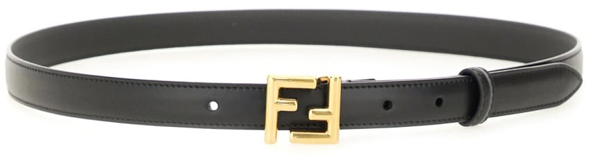 Fendi BELT WITH FF BUCKLE Zwart