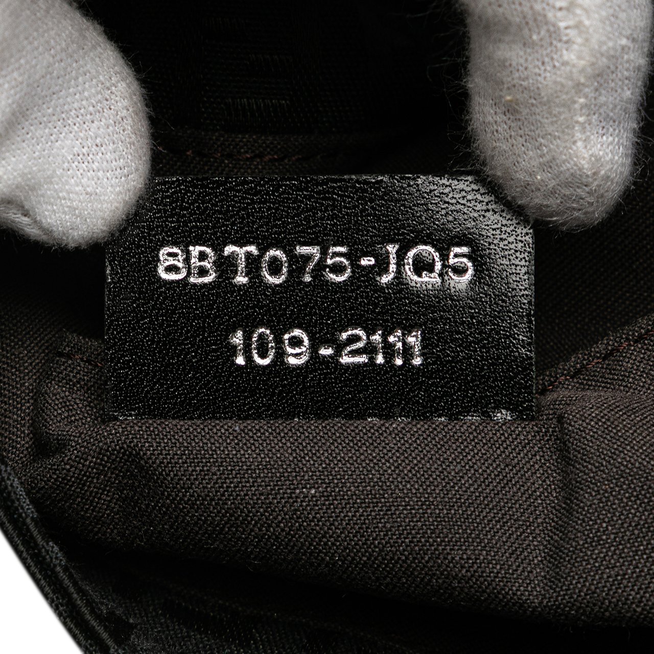 Fendi Zucchino Canvas Crossbody Zwart