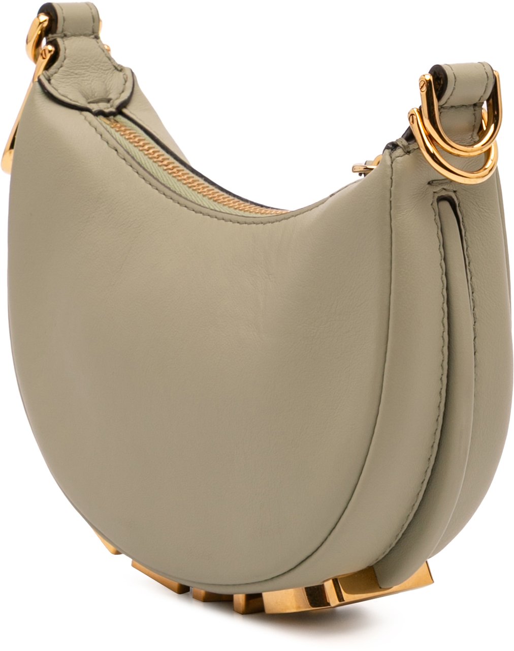 Fendi Nano Leather Fendigraphy Hobo Groen