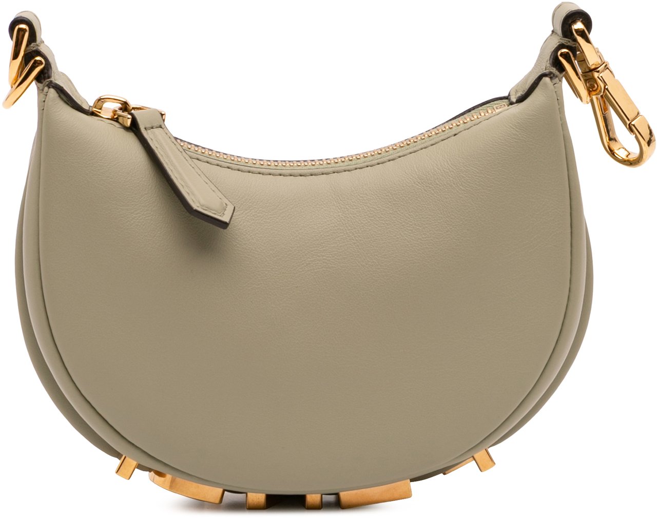 Fendi Nano Leather Fendigraphy Hobo Groen