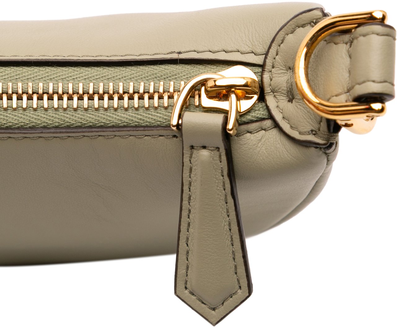 Fendi Nano Leather Fendigraphy Hobo Groen