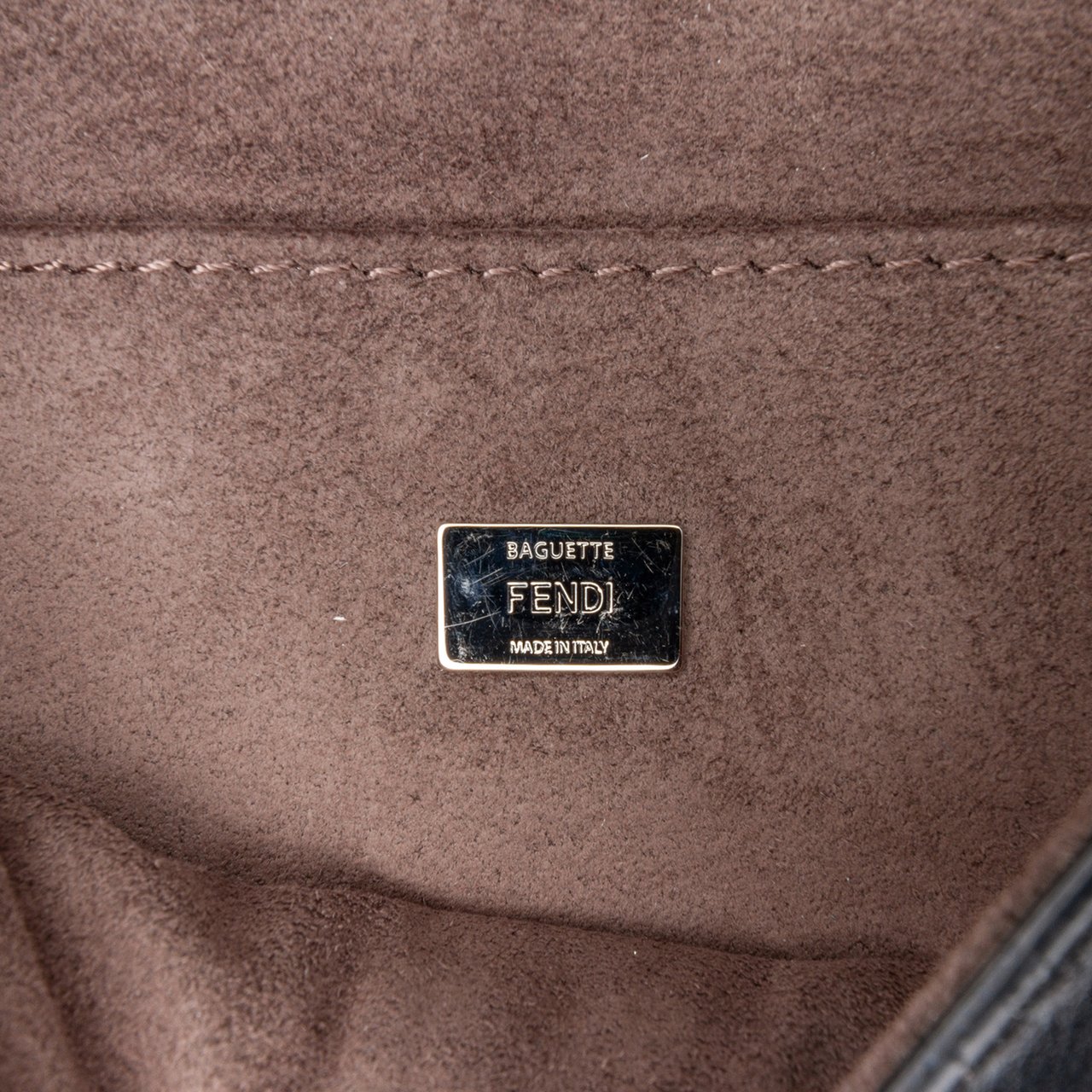 Fendi Micro Hypnoteyes Double Baguette Satchel Zwart