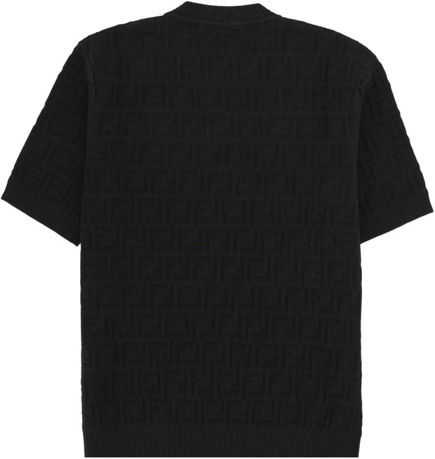 Fendi FF COTTON T-SHIRT Zwart