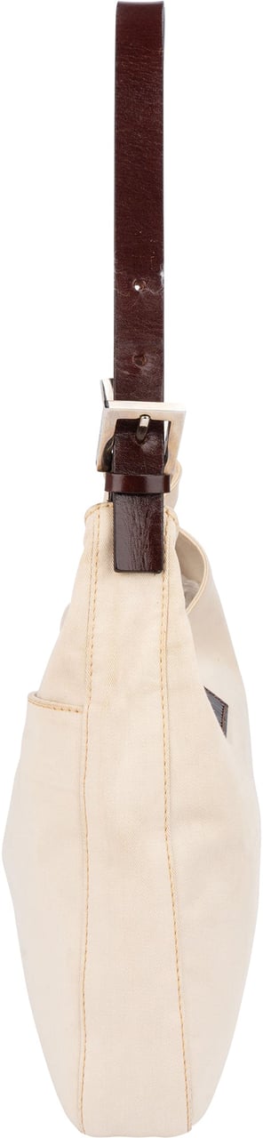 Fendi Fendi Classic Cotton Limited Baguette Buckle Shoulder Bag Wit