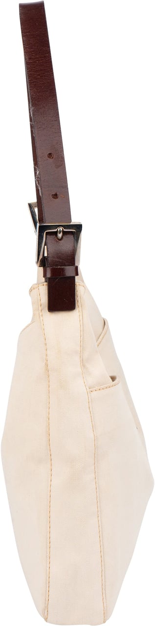 Fendi Fendi Classic Cotton Limited Baguette Buckle Shoulder Bag Wit