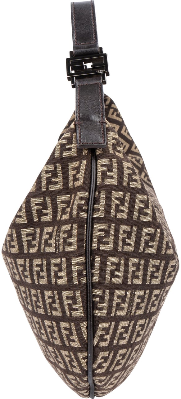 Fendi Fendi FF Monogram Zucca Handbag Bruin