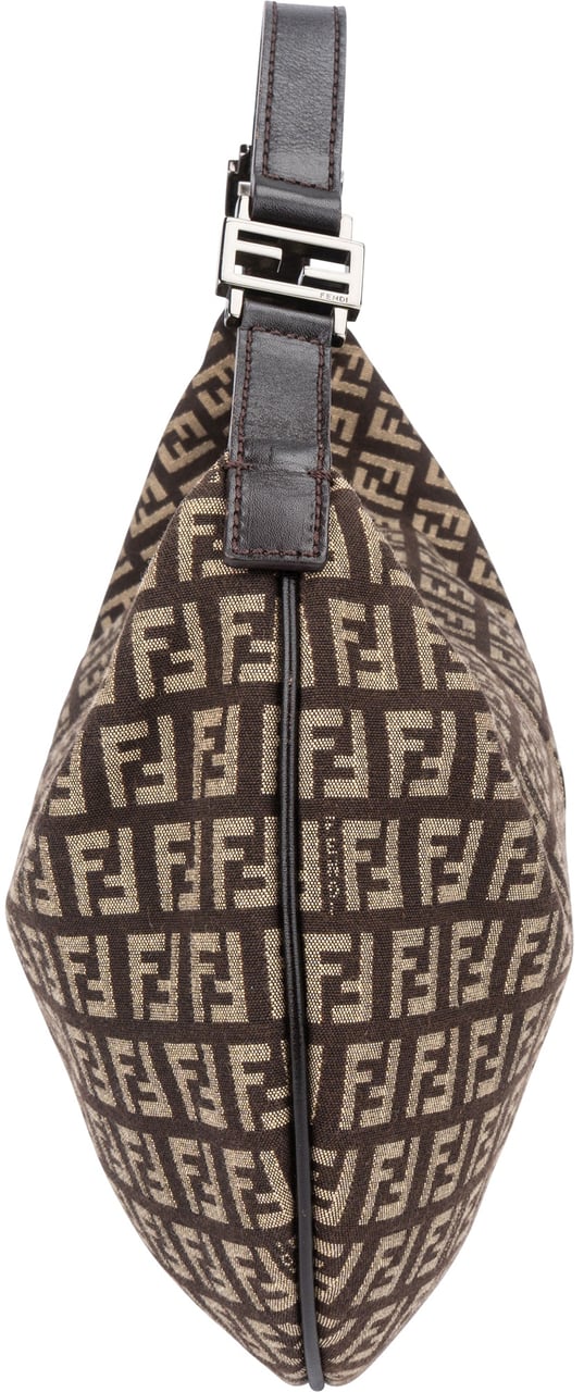 Fendi Fendi FF Monogram Zucca Handbag Bruin