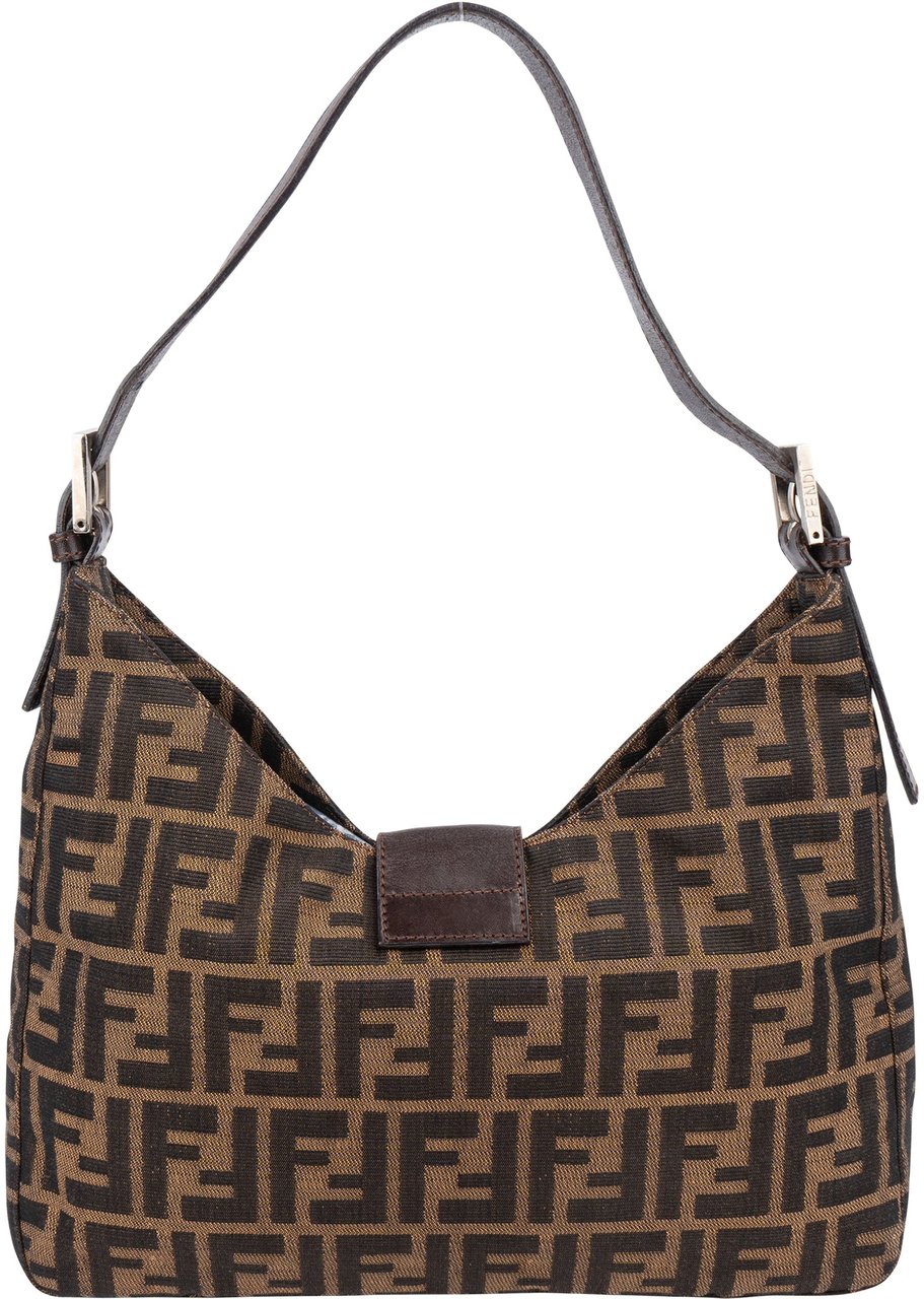 Fendi Fendi FF Monogram Baguette Buckle Shoulder Bag Divers