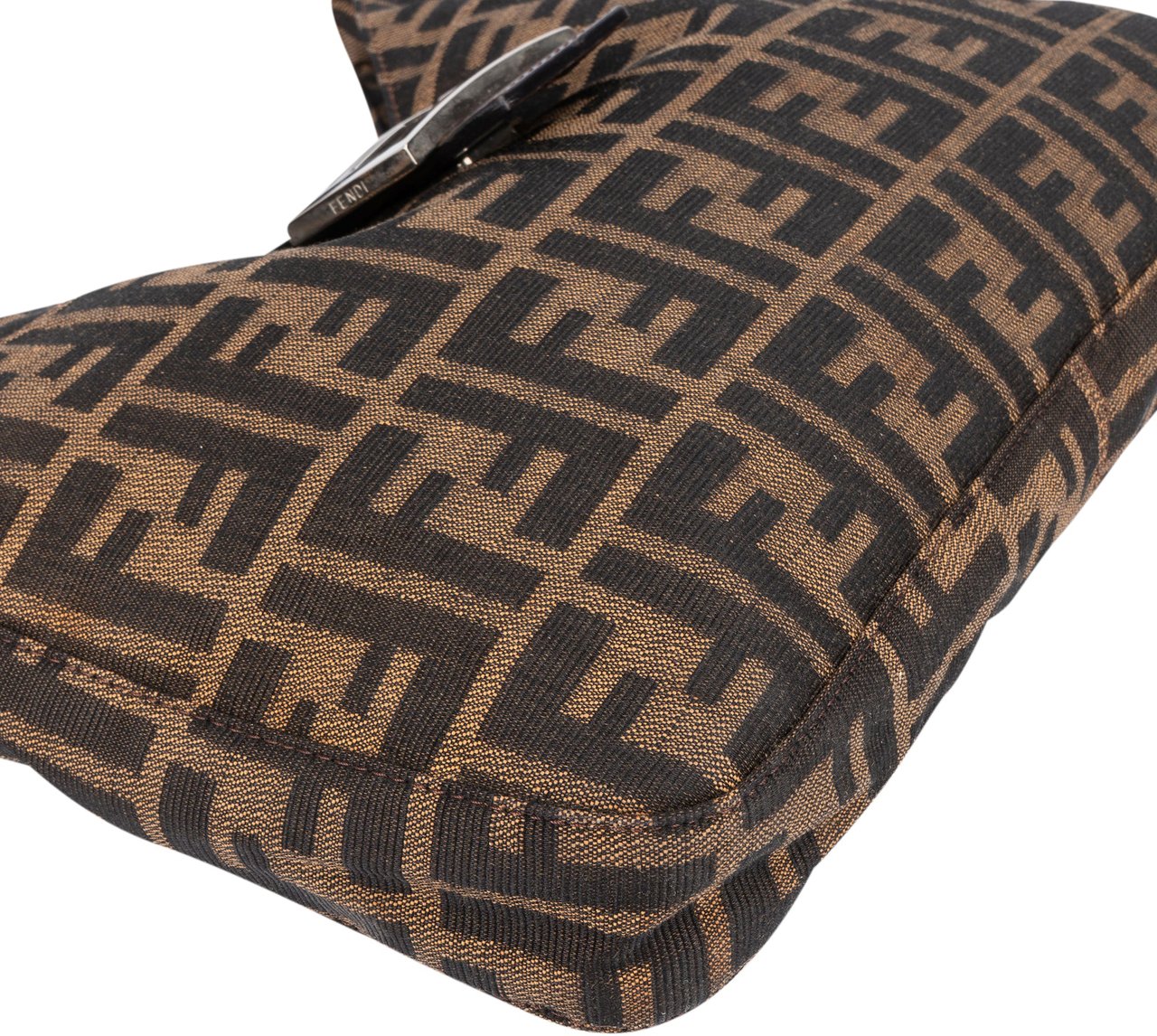 Fendi Fendi FF Monogram Baguette Buckle Shoulder Bag Divers