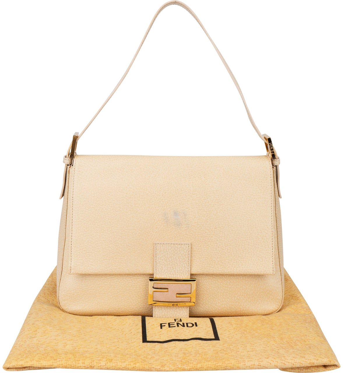 Fendi Fendi Limited Baguette Mamma Handbag Beige