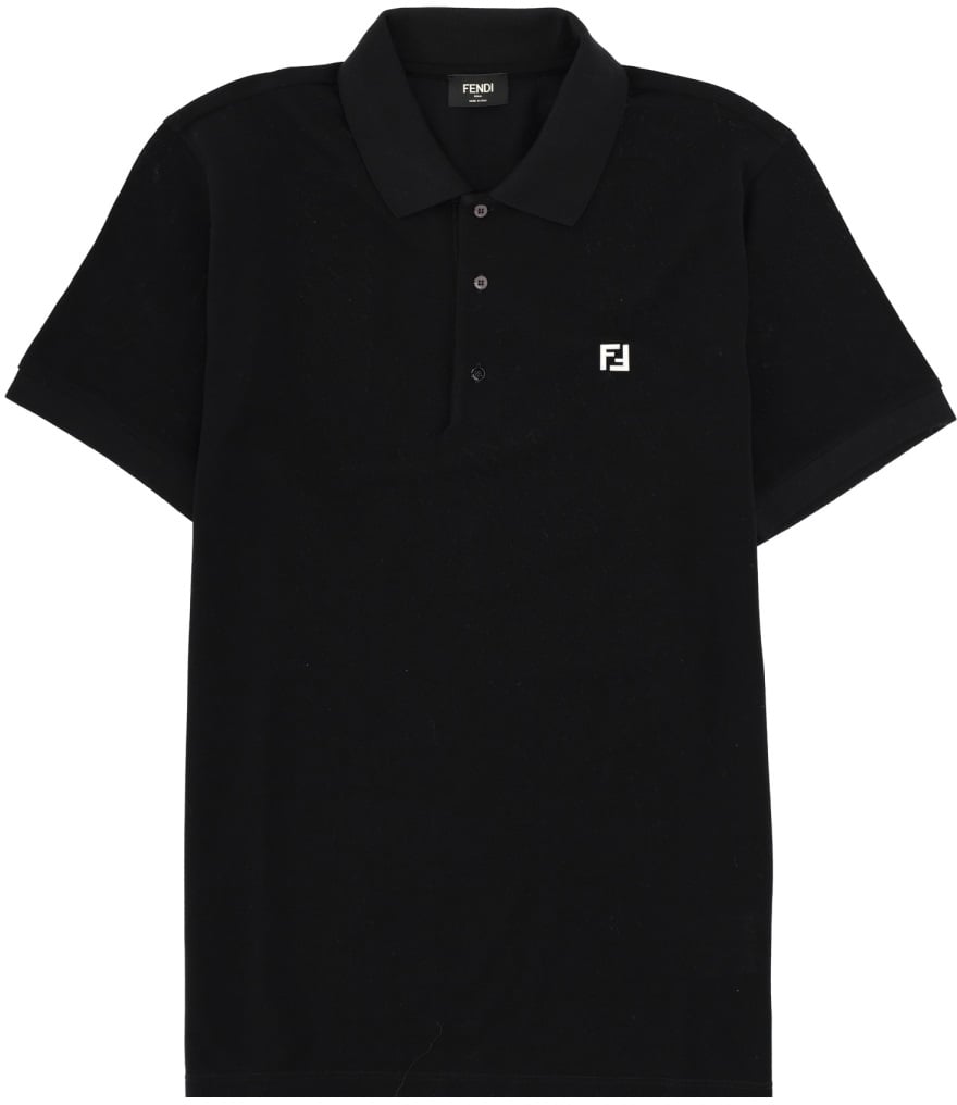 Fendi POLO WITH LOGO Zwart