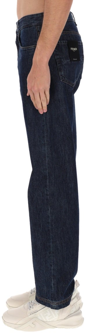 Fendi REGULAR FIT JEANS Blauw