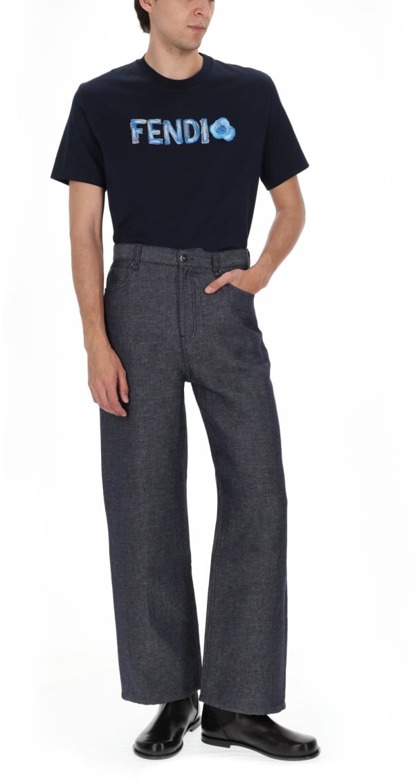 Fendi JEANS RELAXED FIT Blauw