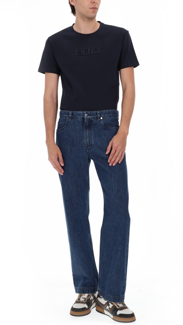 Fendi JEANS REGULAR FIT Blauw