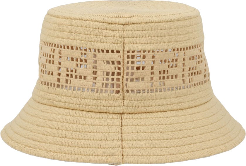 Fendi CAPPELLO BUCKET IN RAFIA Beige