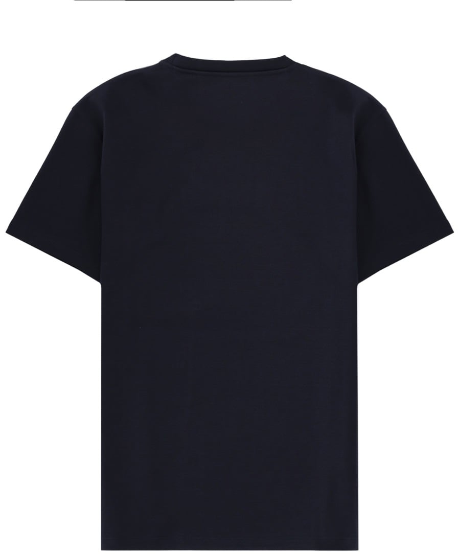 Fendi T-SHIRT CON LOGO 3D Blauw