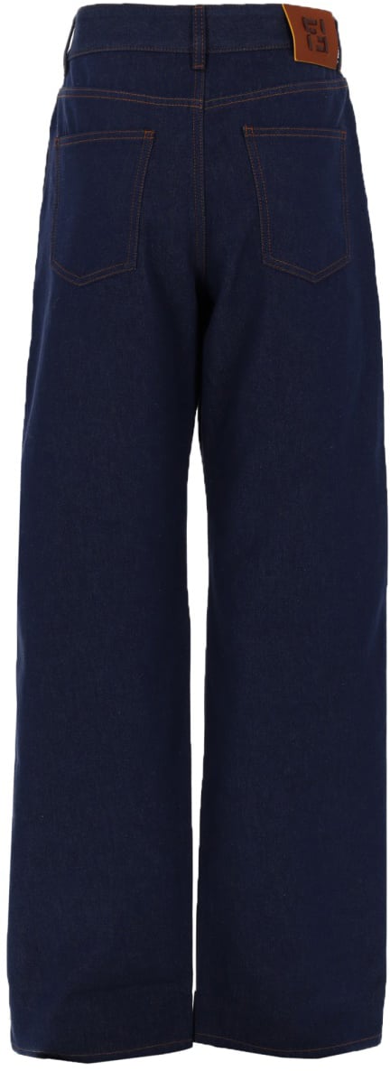 Fendi JEANS LUNGHI IN DENIM Blauw