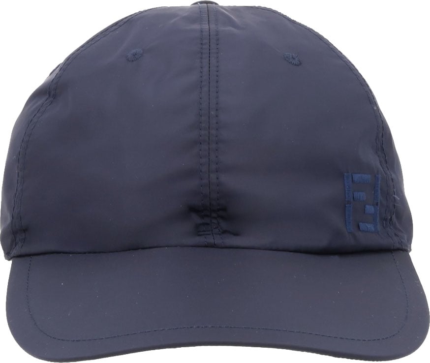 Fendi CAPPELLO DA BASEBALL CON LOGO Blauw