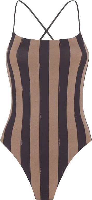 Fendi COSTUME DA BAGNO INTERO REVERSIBILE Bruin