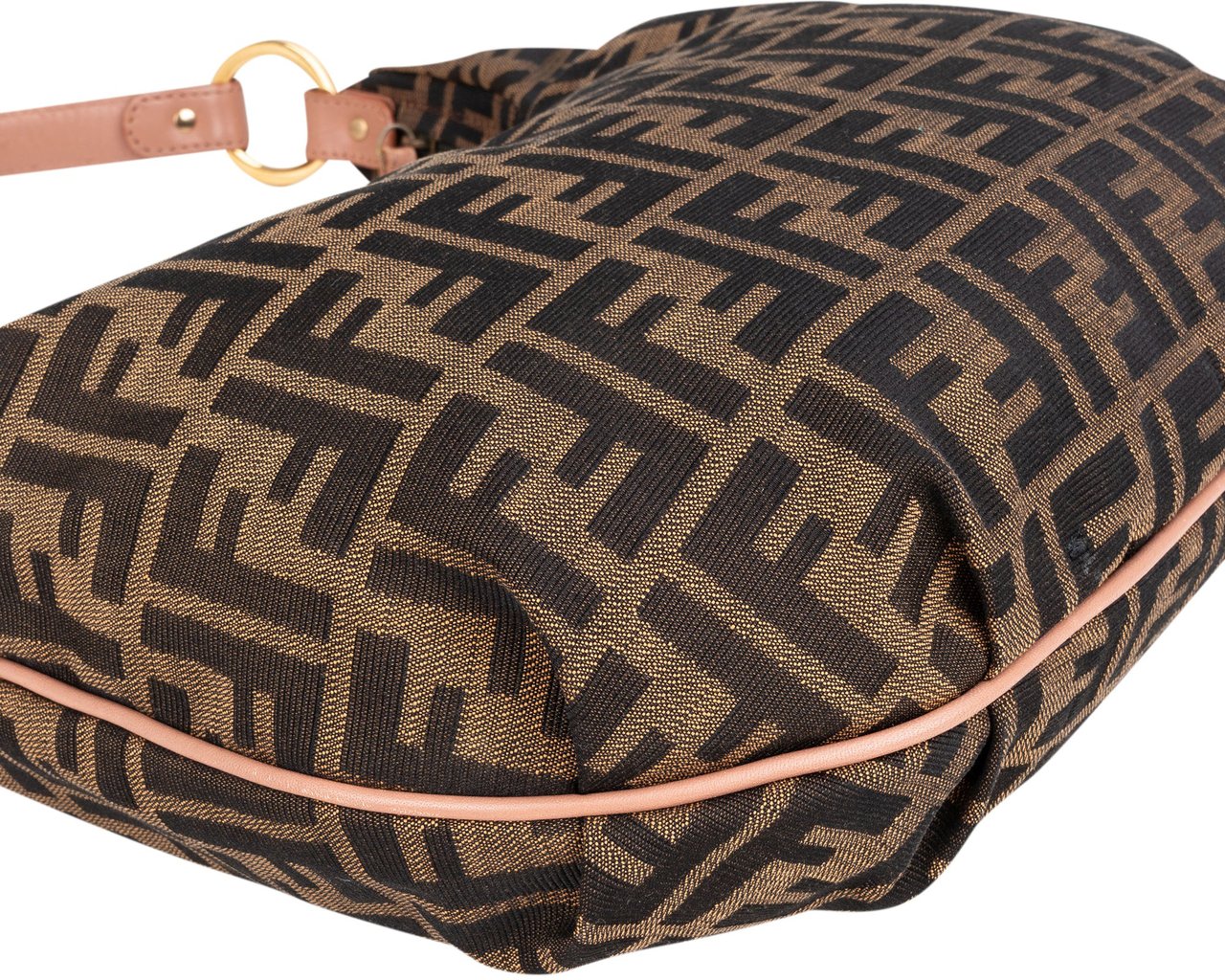 Fendi Fendi FF Monogram Zucca Shoulder Bag Bruin