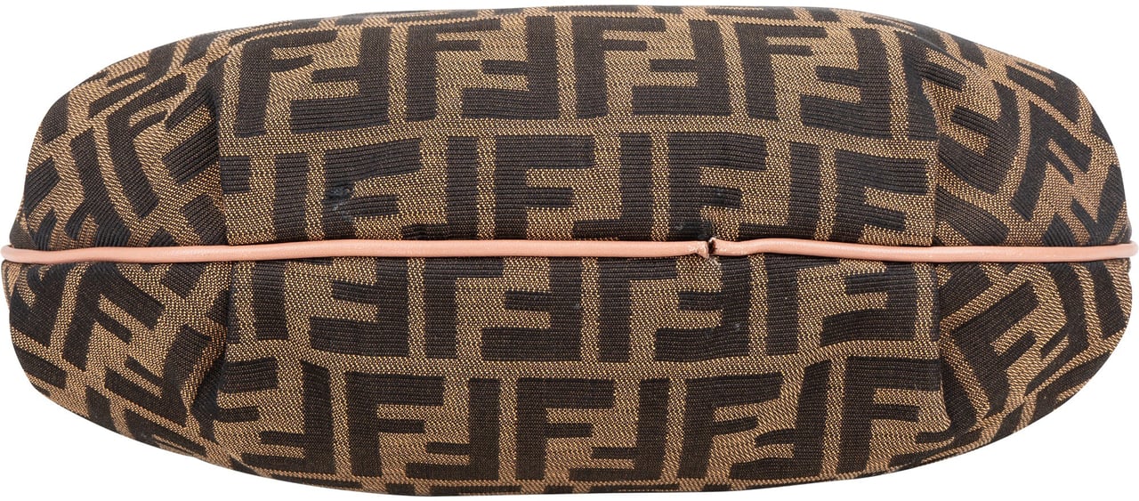 Fendi Fendi FF Monogram Zucca Shoulder Bag Bruin