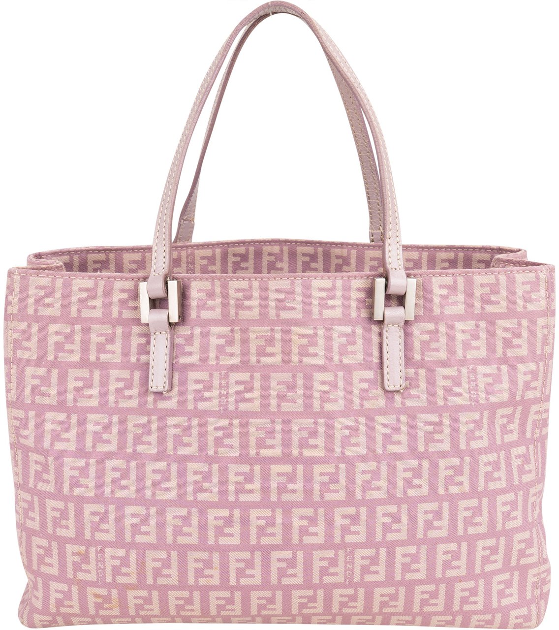Fendi Fendi FF Monogram Zucca Handbag Paars