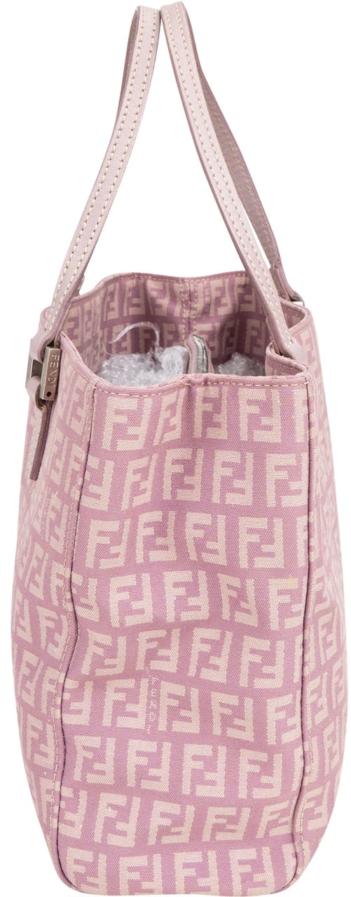 Fendi Fendi FF Monogram Zucca Handbag Paars