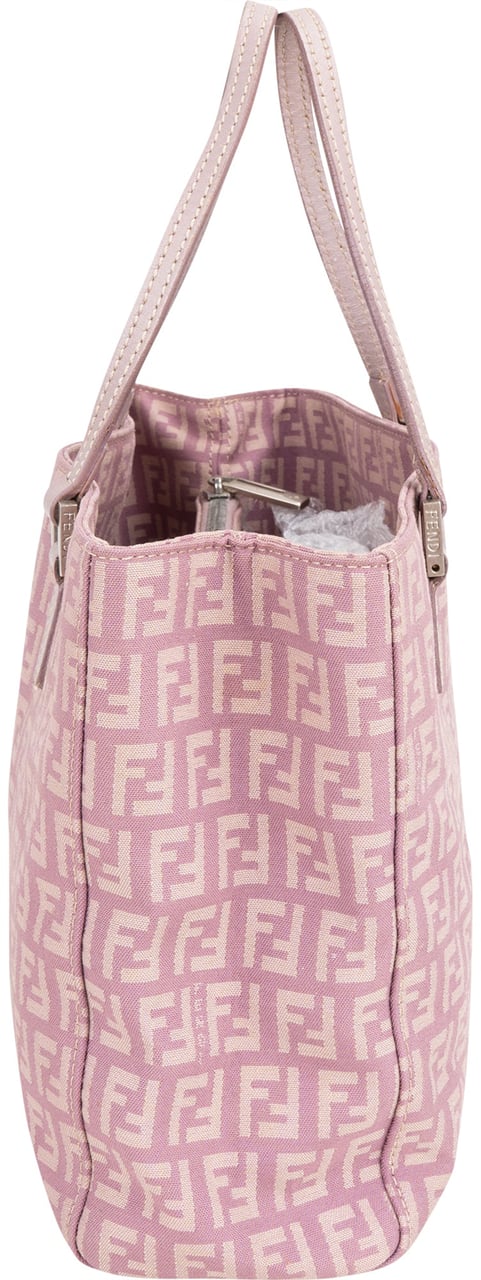 Fendi Fendi FF Monogram Zucca Handbag Paars