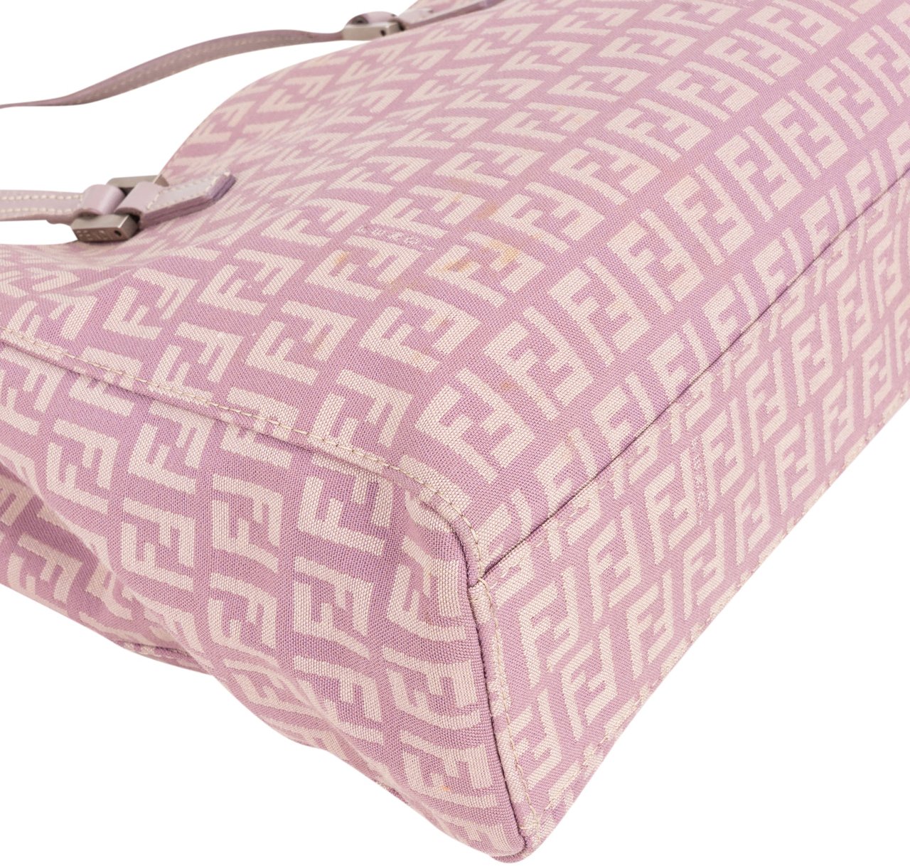 Fendi Fendi FF Monogram Zucca Handbag Paars