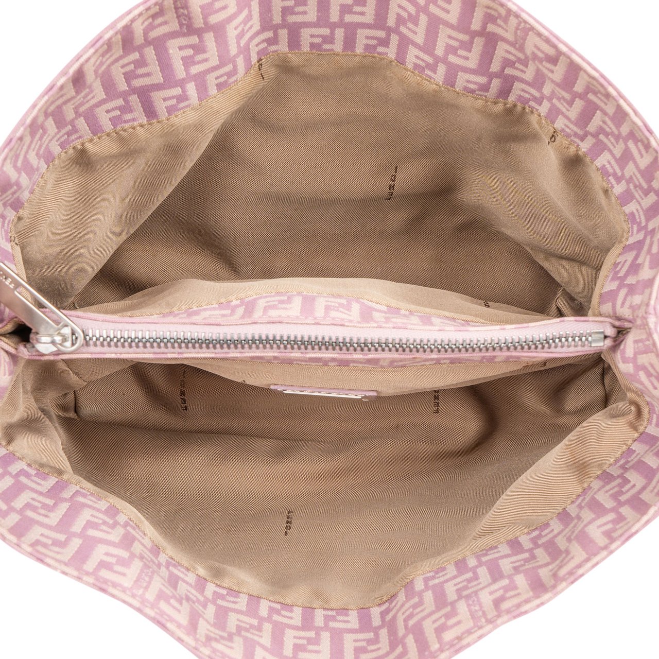 Fendi Fendi FF Monogram Zucca Handbag Paars