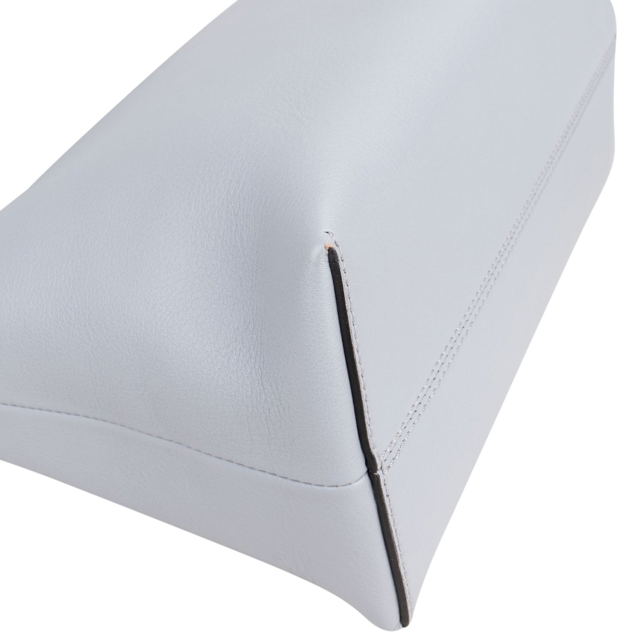 Fendi Fendi Blue Leather Limited Spikes By The Way Handbag Blauw