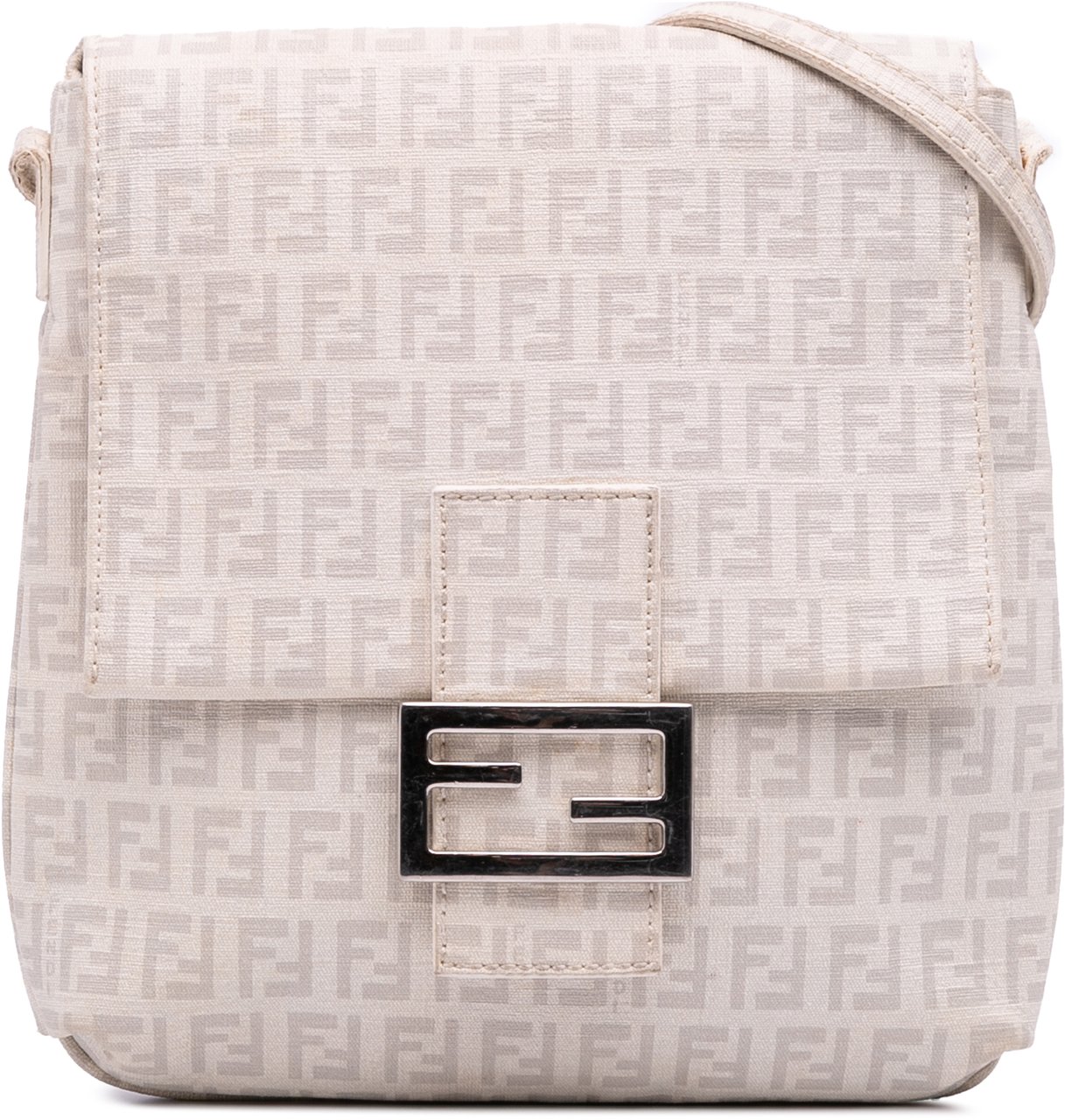 Fendi Zucchino Canvas Mama Forever Crossbody Wit